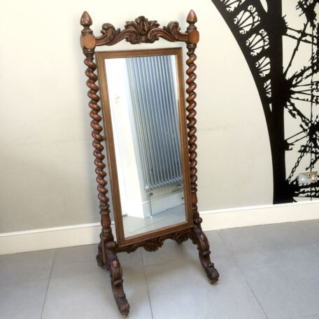 Victorian-Antique-mirror-cheval-free-standing-Napoleonrockefeller.com