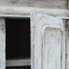Painted-antique-distressed-stone-effect-bookcase-Napoleonrockefeller.com
