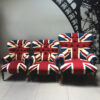 Winston Union Jack Chair|Union Jack chair|Union Jack Lounge chair| Union Jack seating|Union Jack armchair|handcrafted seating|antique style chairs| buttonback armchair| vintage style| antique style| interiors| interiordesign| homedecor| homestyle| London| Made in England|Napoleonrockefeller.com