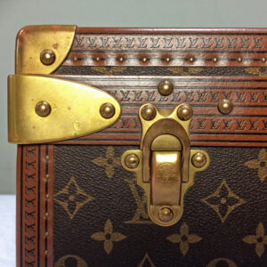 Vintage Louis Vuitton suitcase|Alzer 70 emblem|iconic Vuitton designer luxury luggage, Napoleonrockefeller.com
