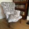 Velvet armchair|velvet lounge chair| silver velvet chairs| sheerluxe| luxury velvet seating