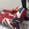 Union Jack chaise|Union Jack chair| Union Jack seat| Union Jack| British| Hand-crafted chair|chaise|chaise longue| chaise London| British flag | Union Jack London| Interiors| Interior design| Union Jack interiors| Union Jack bespoke| Union Jack home decor| Union Jack products| Union Jack gifts| Union Jack antiques