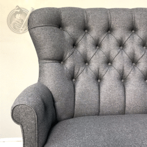 Heathcliff Grey Wool Sofa