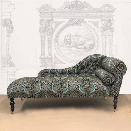 Peacock|chintz|peacock fabric|chaise|chaise longue|bespoke chaise|bespoke seating|bespoke chairs|upholstered|button back|Victorian style|homedecor London| Interiors London|Sofa London|Sofa Cheshire|Sofa Essex|Bespoke chaise Scotland|Bespoke chaise Ireland|Bespoke chairs Clapham|Fulham chaise|Chelsea sofa|Chelsea chaise|Chelsea bespoke interiors|Putney bespoke chairs|Putney interiors|Putney sofas|Putney interiors|Ham interiors|Ham bespoke chairs|Ham bespoke upholstery|Richmond interiors|Richmond homedecor|Cheshire interiors|Birmingham chaise|Birmingham home decor|Essex homedecor|Essex bespoke chaise|Yorkshire home decor|Yorkshire bespoke chair|Yorkshire bespoke chairs|Yorkshire sofa|bespoke furniture|handcrafted seating|handcrafted sofa|Bristol interiors|Bristol chaise|Bristol chairs|Bath chaise|Bath home decor| Wimbledon decor|Wimbledon chaise|Wimbledon sofa|Wimbledon interiors|Napoleonrockefeller.com