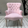 Pink chair|vintage style|button back| pale pink sofa|pale pink armchair|pink interiors|Romo Linara| pink seating|handcrafted seating|Sofas|armchairs| chairs London|armchair London| armchair Weybridge|armchair Islington|armchair Guildford|armchair Wandsworth|armchair Richmond|armchair Petersham|armchair Wandsworth| armchair Chelsea| armchair Edinburgh| Armchairs Skye|sofas Battersea|sofas Chelsea|sofas Wandsworth|sofas Wimbledon|armchairs Wimbledon| sofas Midlands|sofas York| armchairs Yorkshire|armchairs Petersham| sofas Fulham|Swoon sofas|Loaf armchairs|Loaf pink armchair|Loaf pink sofa| pale pink sofas|Interiors London|homedecor London| Interior design London |SW London interiors|Antiques of Wimbledon