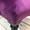 handcrafted seating | armchairs | sofas | handmade seating | purple velvet armchair | purple velvet | velvet sofas| velvet armchairs | club chair | handcrafted seating London | London interiors | London home decor | bespoke chairs | NapoleonRockefeller.com