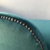 handcrafted seating | green velvet sofa | emerald velvet | green velvet sofas | hand made chairs | London sofas | London seating |London chairs | Chaise Longue | Chaise | Bespoke chairs | Napoleon Rockefeller